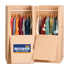 access wardrobe box