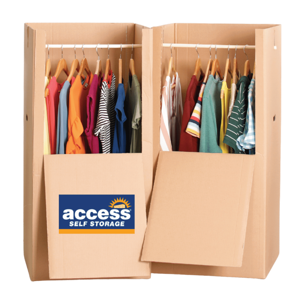 access wardrobe box