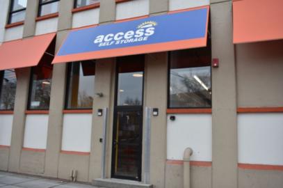 Front of Access Self Storage Building