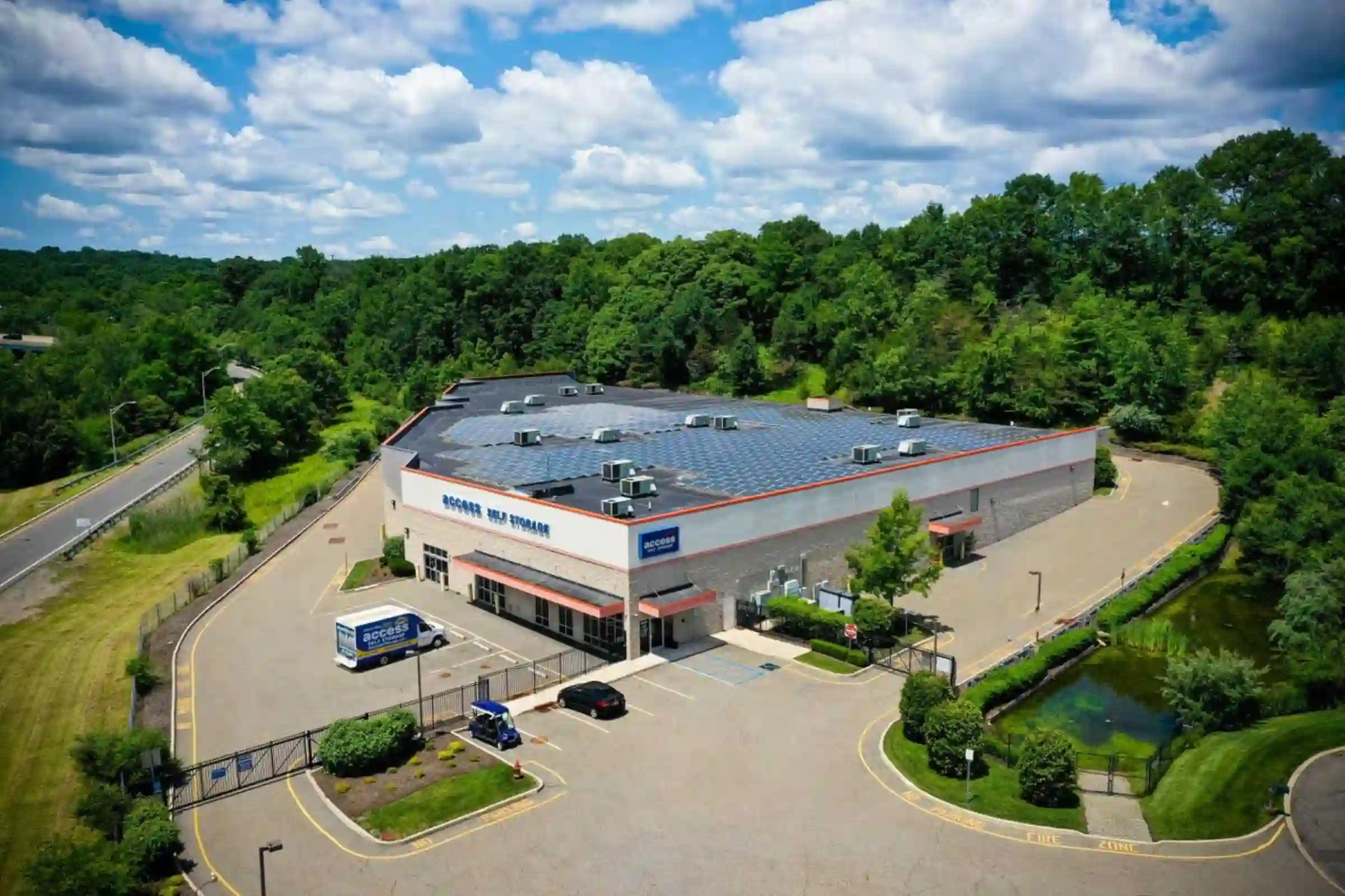 Overhead view of Storage Facility